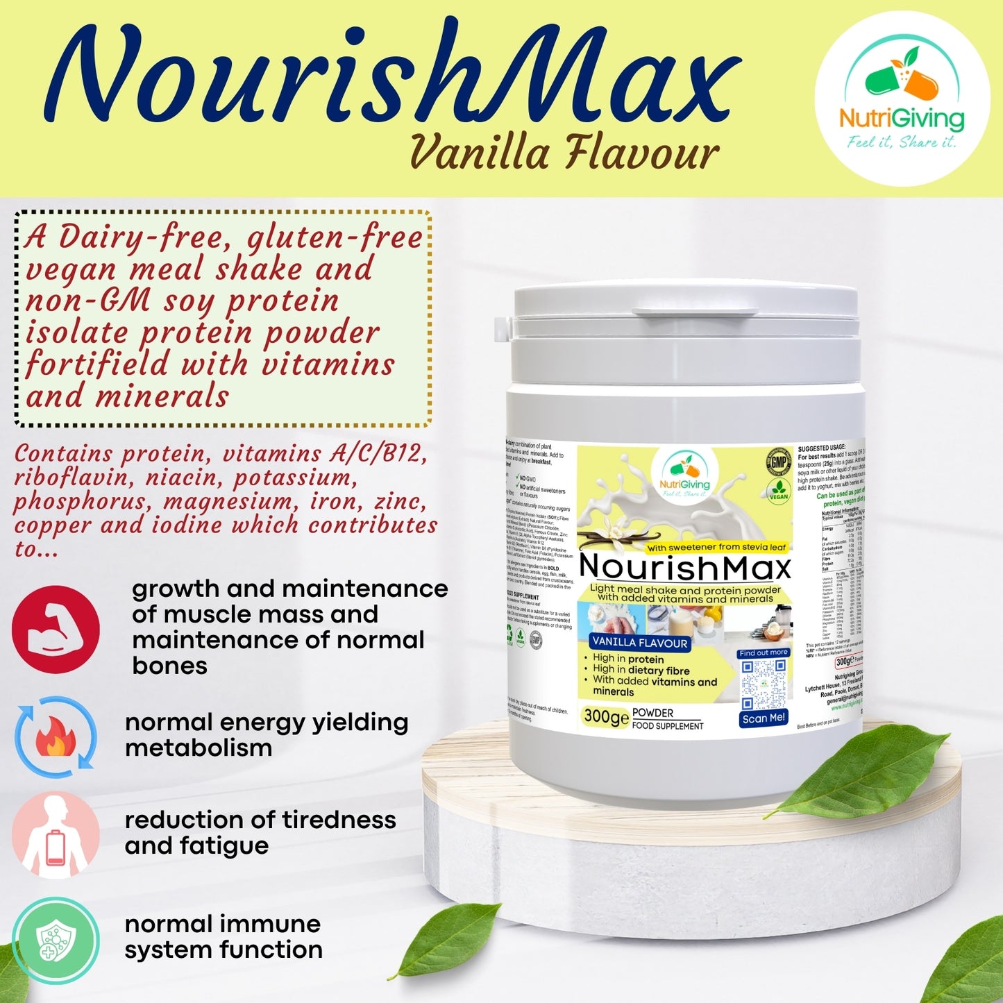NourishMax (Vanilla Flavour)