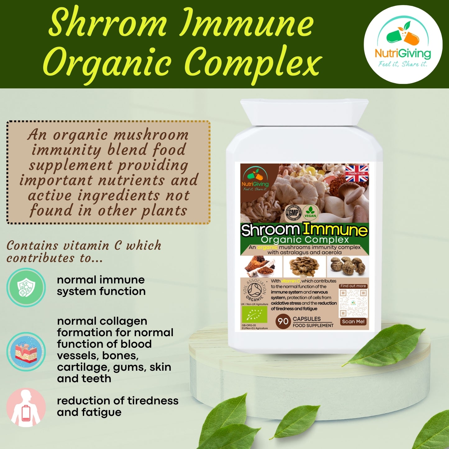 Shroom Immune Organic Complex