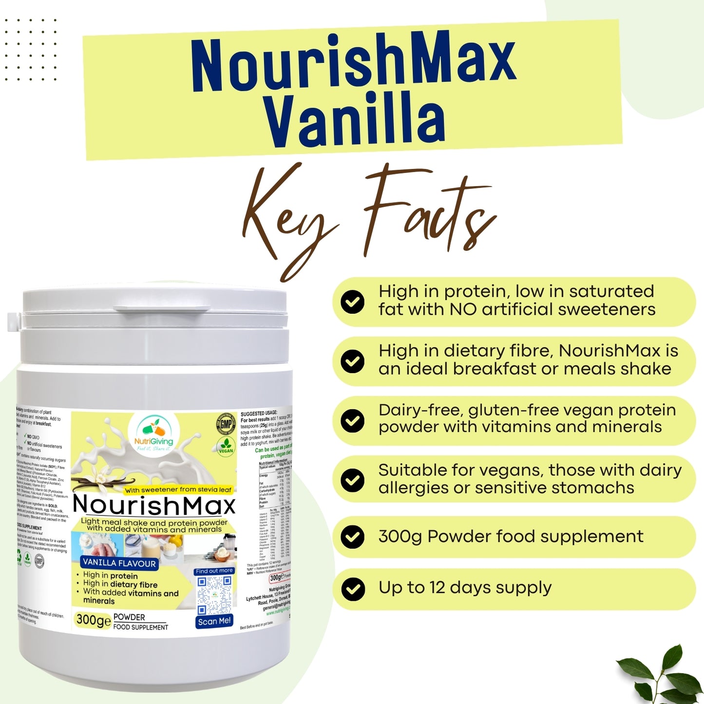 NourishMax (Vanilla Flavour)