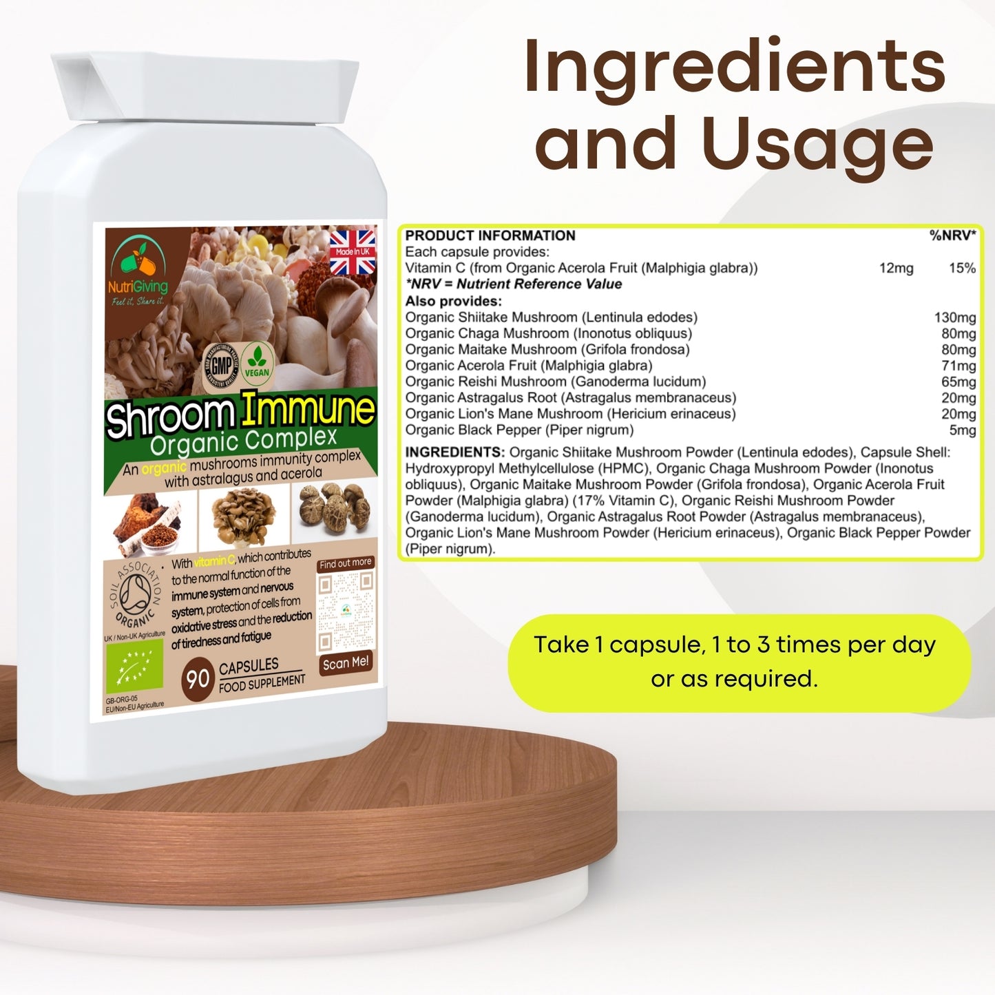 Shroom Immune Organic Complex