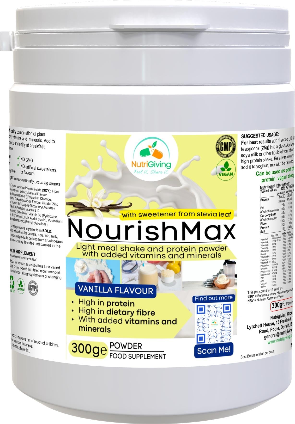 NourishMax (Vanilla Flavour)