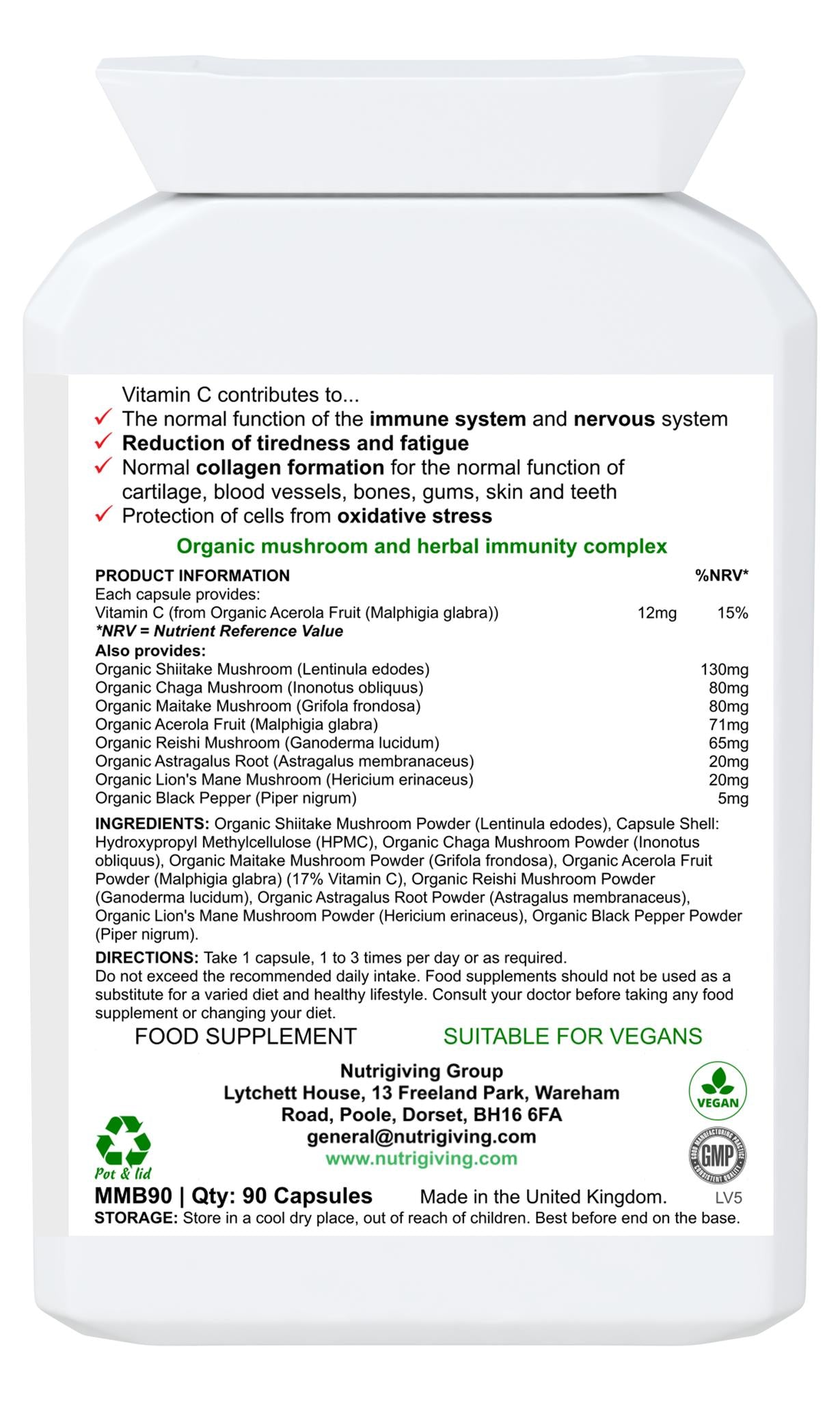 Shroom Immune Organic Complex