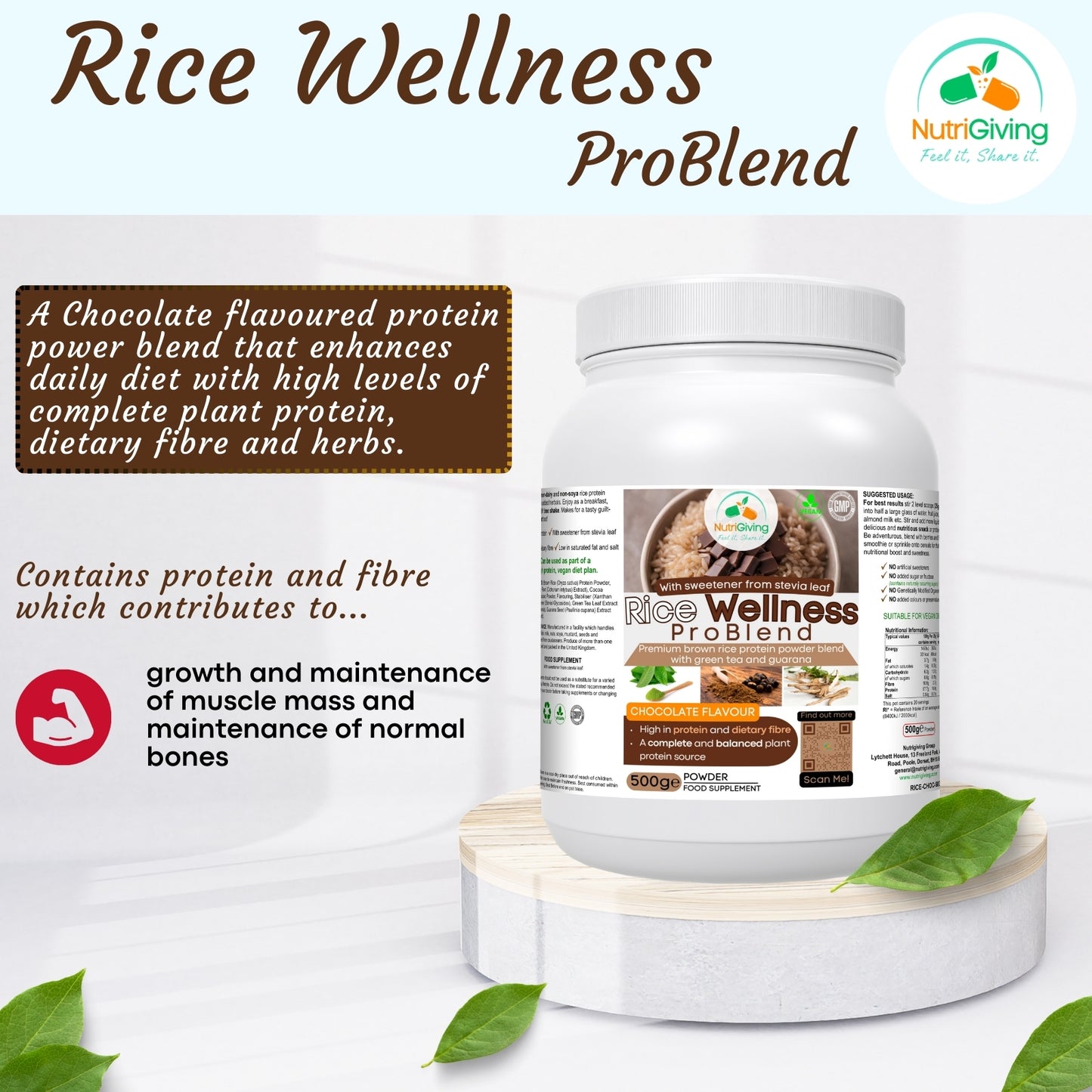 Rice Wellness ProBlend (Chocolate Flavour)