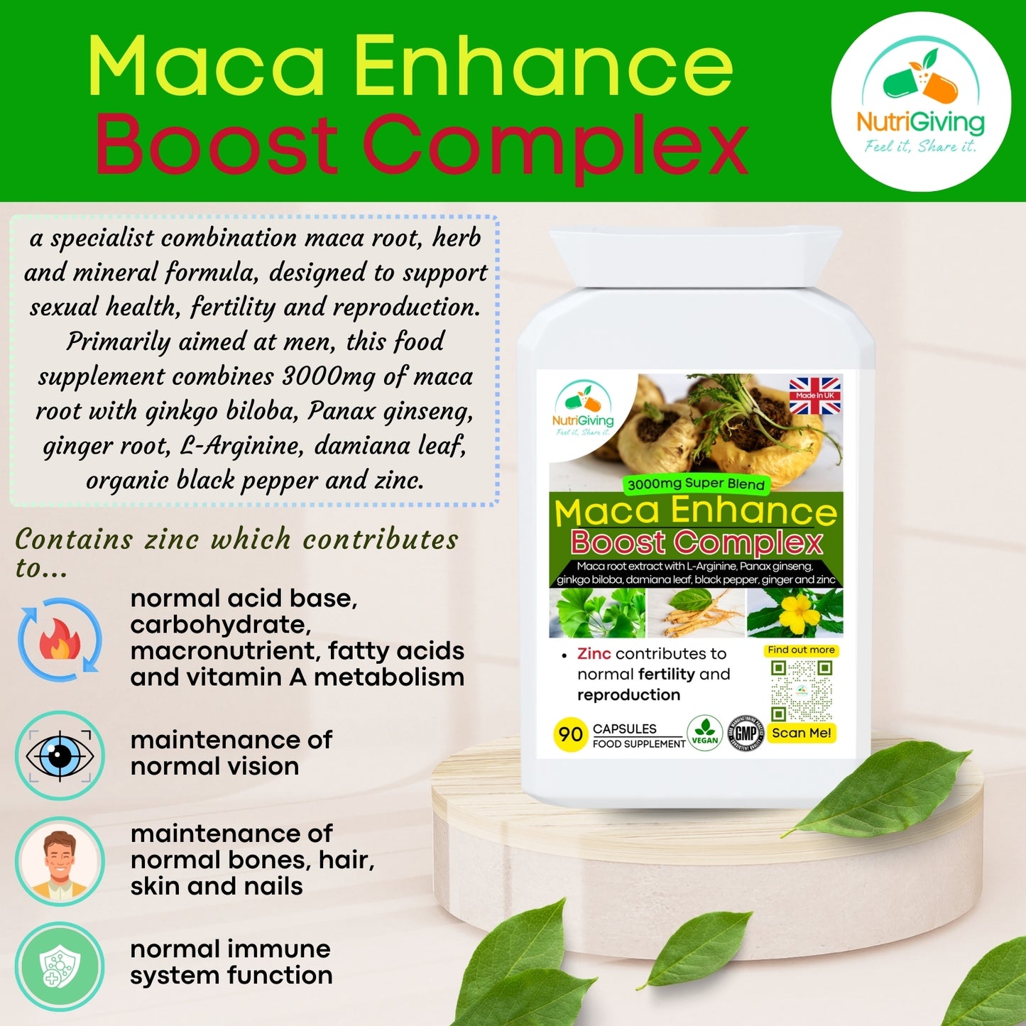 Maca Enhance Boost Complex