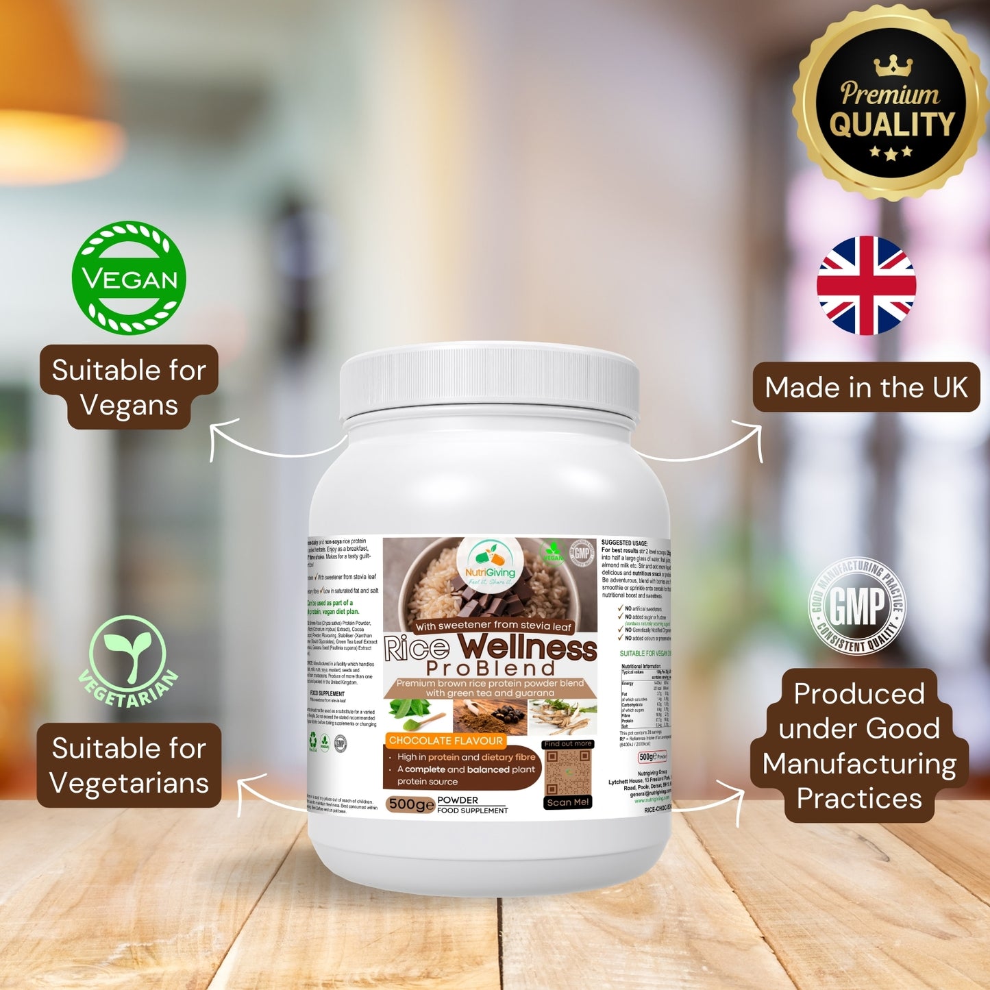 Rice Wellness ProBlend (Chocolate Flavour)