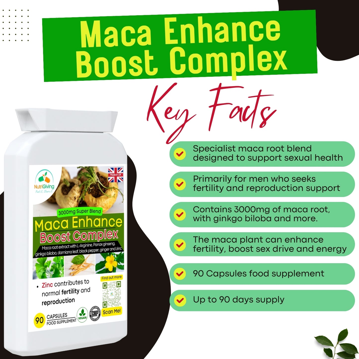 Maca Enhance Boost Complex