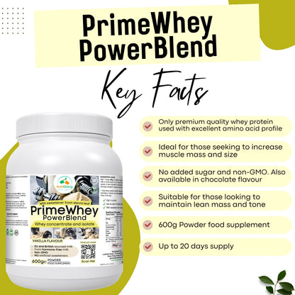 PrimeWhey PowerBlend (Vanilla Flavour)