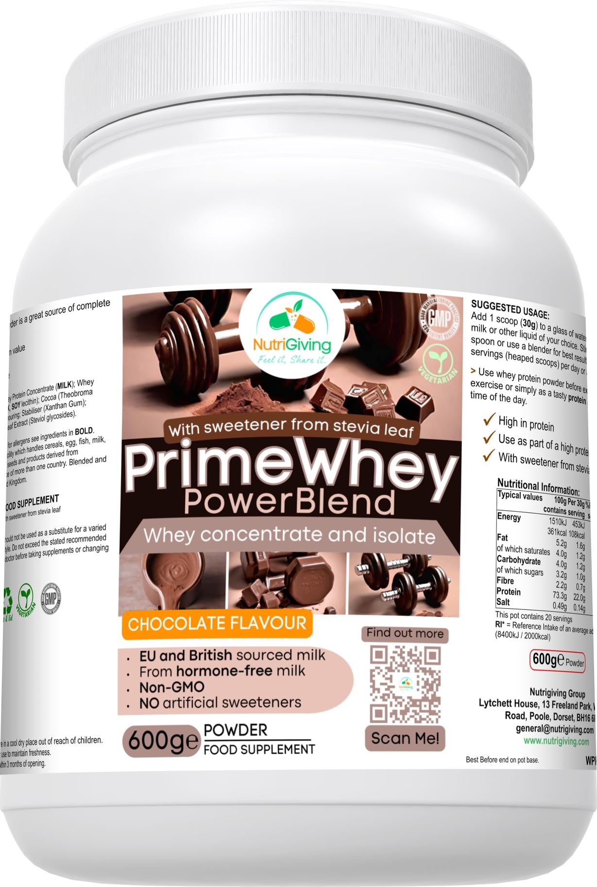 PrimeWhey PowerBlend (Chocolate Flavour)