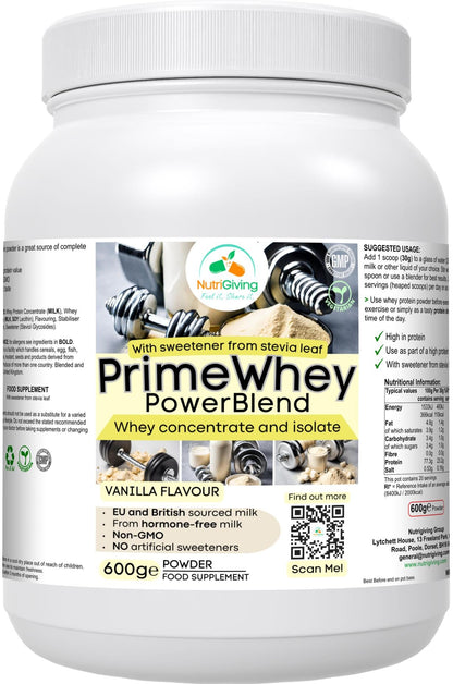 PrimeWhey PowerBlend (Vanilla Flavour)