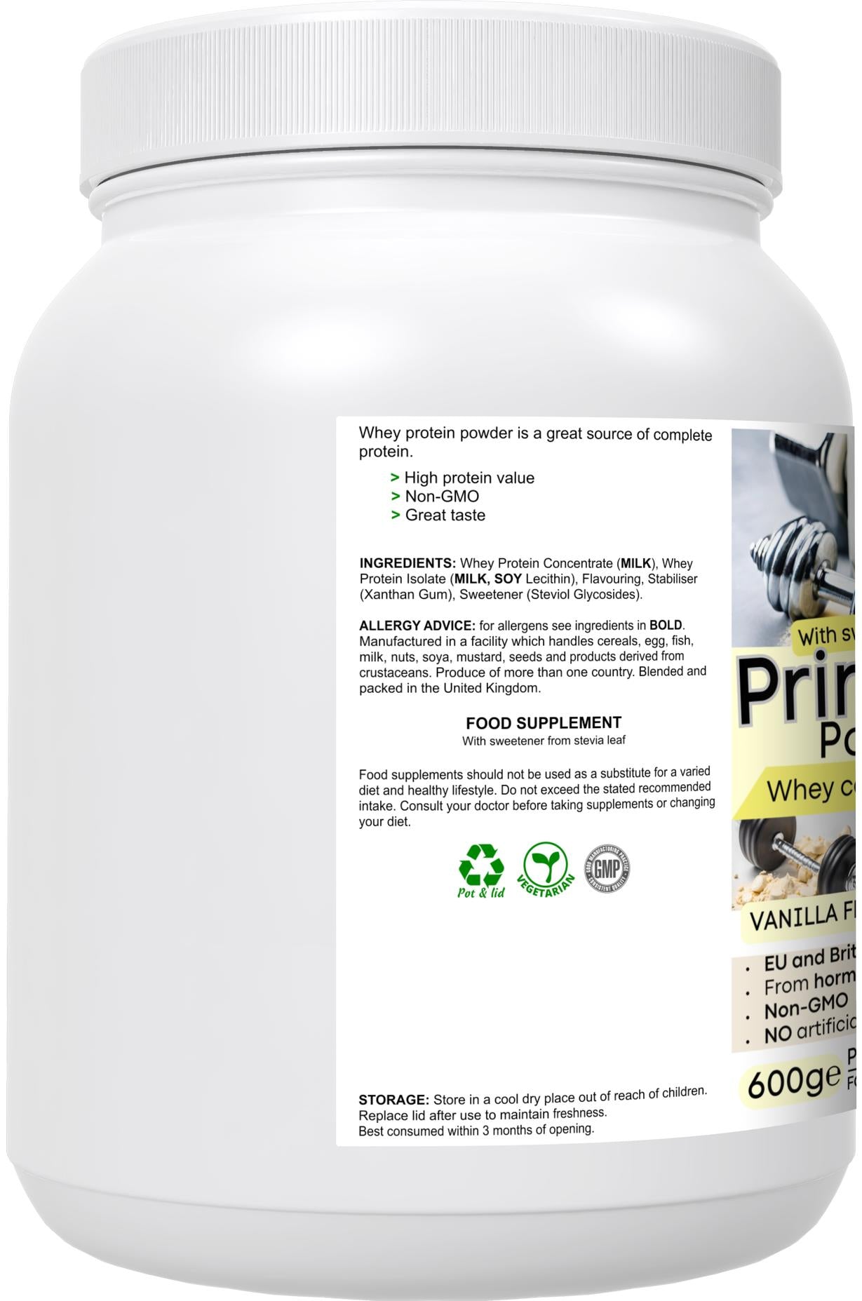 PrimeWhey PowerBlend (Vanilla Flavour)