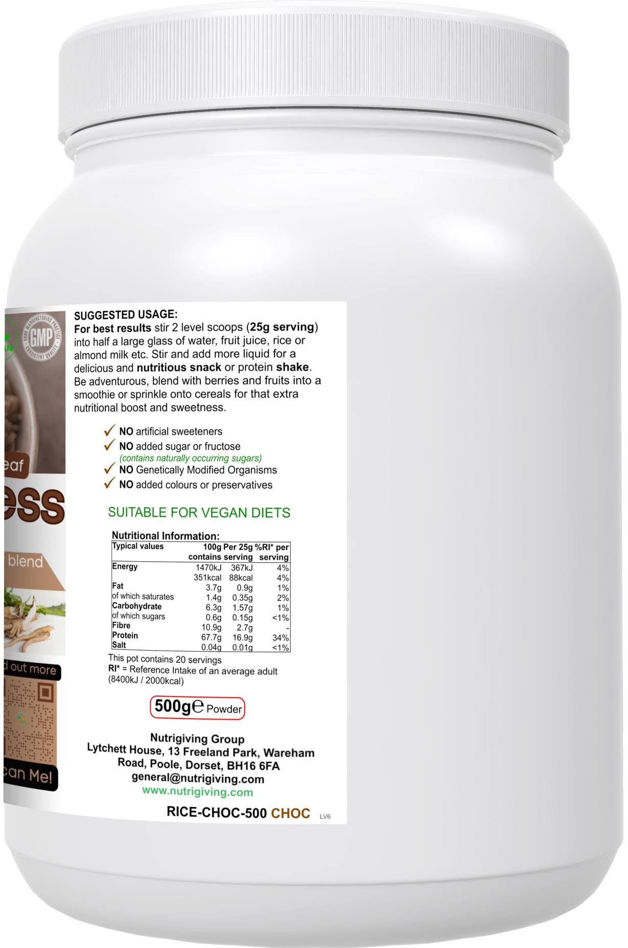 Rice Wellness ProBlend (Chocolate Flavour)