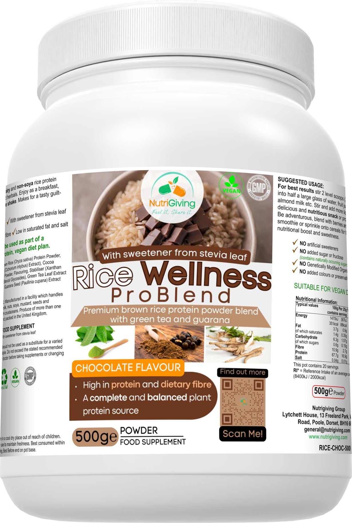 Rice Wellness ProBlend (Chocolate Flavour)